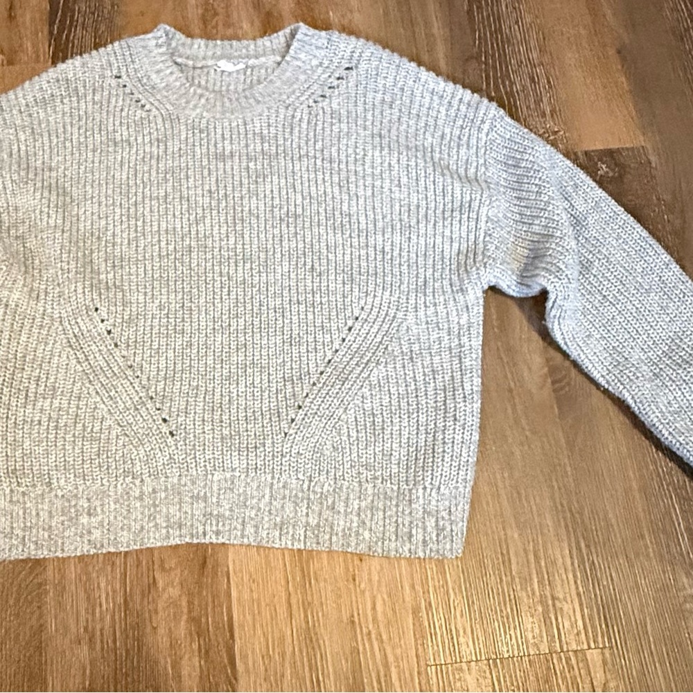 Garage Light Gray Women's Crew Neck Sweater